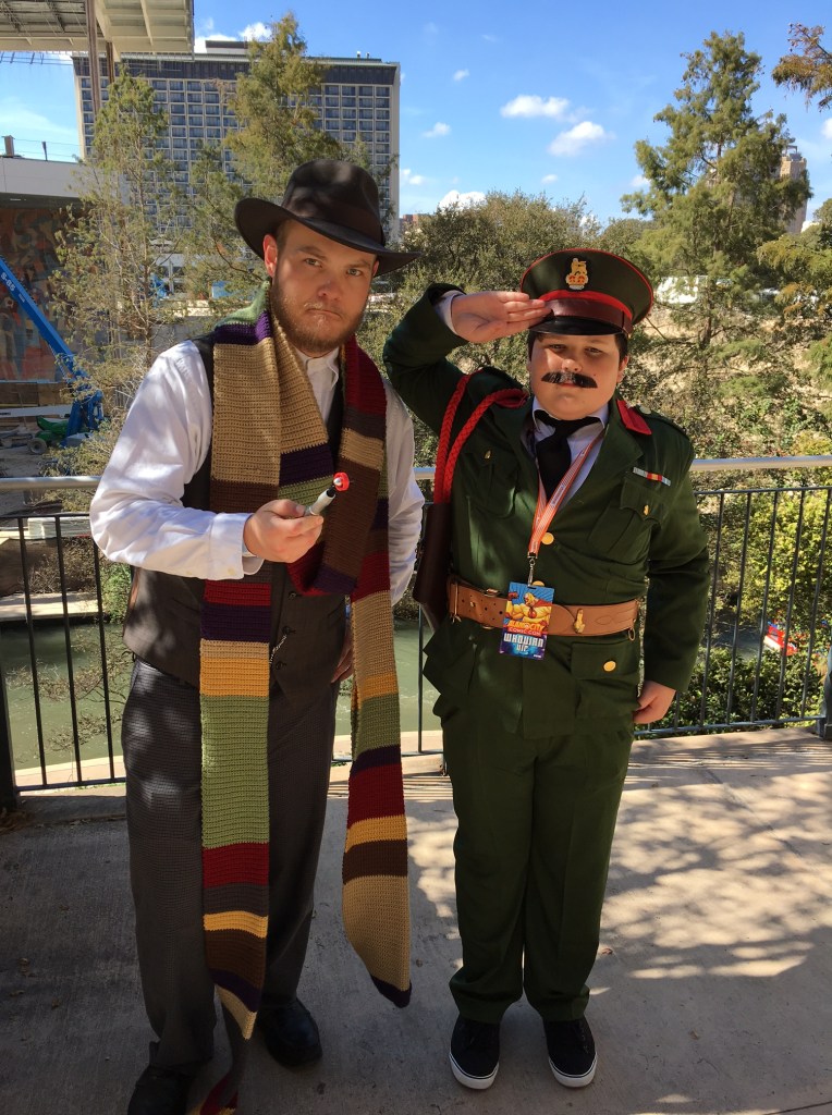 And as we were leaving, I found my old Earth friend, General Lethbridge Stewart. 